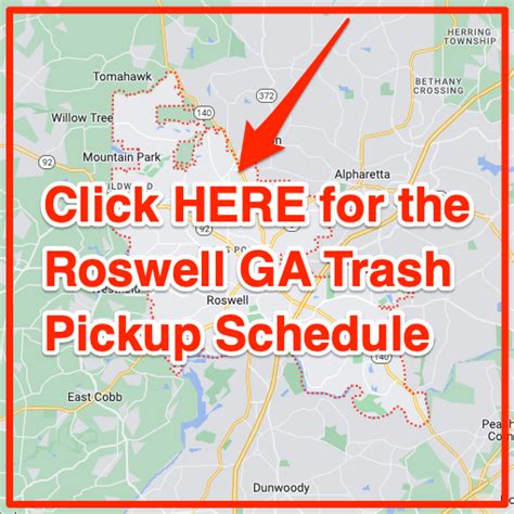 Roswell GA Trash Schedule 2023 (Bulk Pickup, Holidays, Map).
